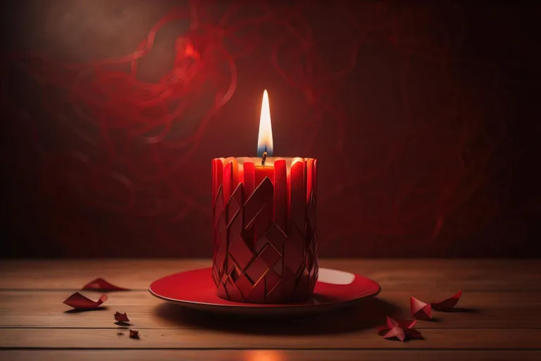 Bougie Rouge : Illuminez Votre Quotidien avec Style et Passion