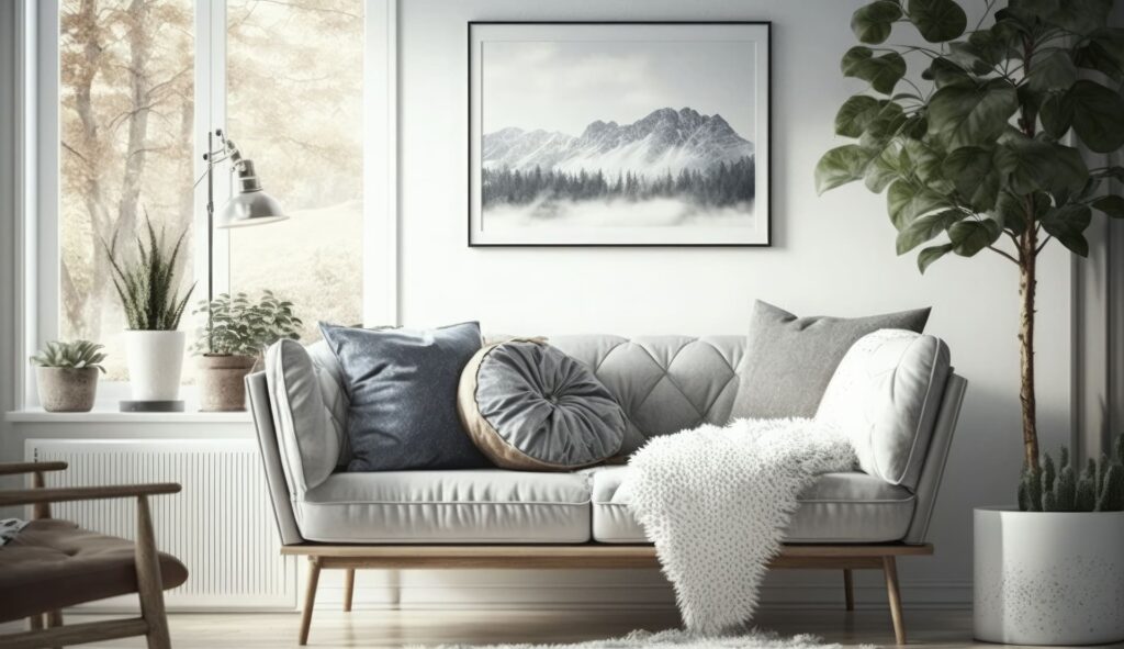 Non-Christmas Winter Decorations living room