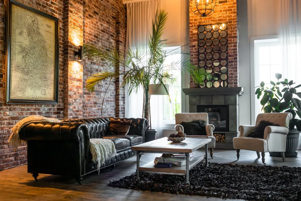 vintage and modern decoration